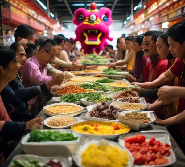 舞狮节饮食，必修节，健康生活的必修课