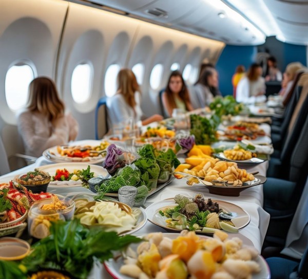 飞机餐饮，健康与文化的新篇章
